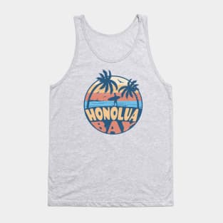 Vintage Surfing Honolua Bay, Hawaii // Retro Summer Vibes // Grunge Surfer Sunset Tank Top